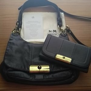 Coach Kristin handbag and wallet